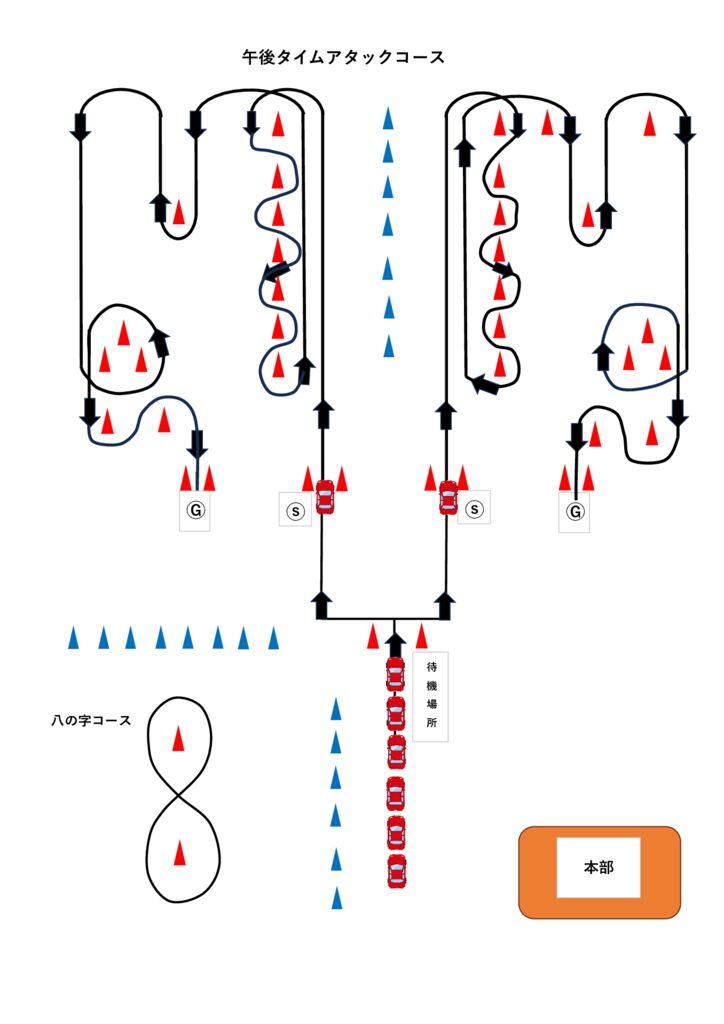 泉大津コース図　午後タイムアタックコースのサムネイル